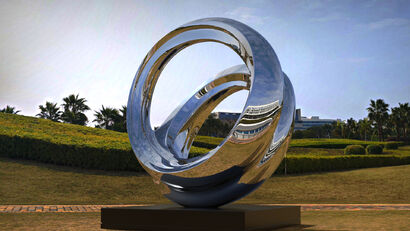 Echo Arc#2 - A Sculpture & Installation Artwork by Daniel Kei Wo